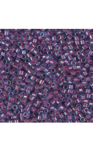 Miyuki delica Beads 11/0 - Hot pink lined aqua ab DB-1758